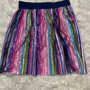 Color metallic skirt