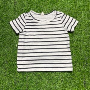 Black stripe tee