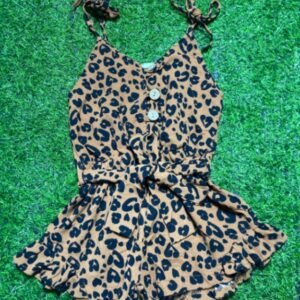 Leopard romper