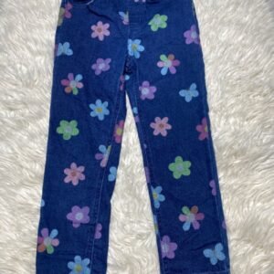 Floral jeans