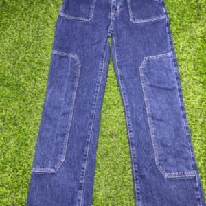 Dark blue baggy jeans
