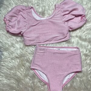 Glitter pink swimsuit