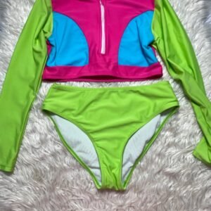 Neon rash guard set