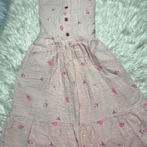 Light pink floral dress