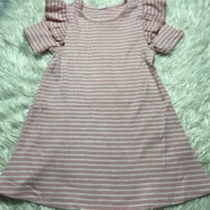 Pink stripe dress